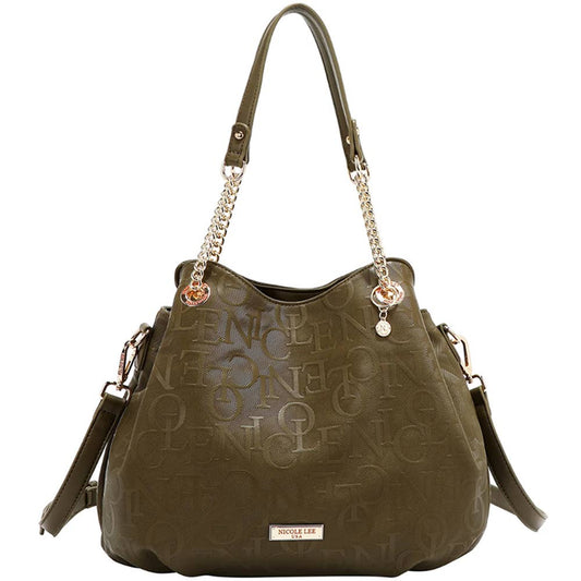 EMBOSSED ELEGANCE HANDBAG, EMB 17512