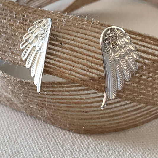 Angel Wings Earrings / Post on CARD/Jewelry