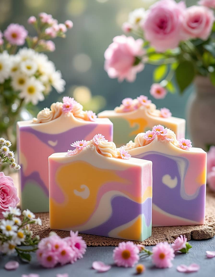 Wild Flowers Spring Soap