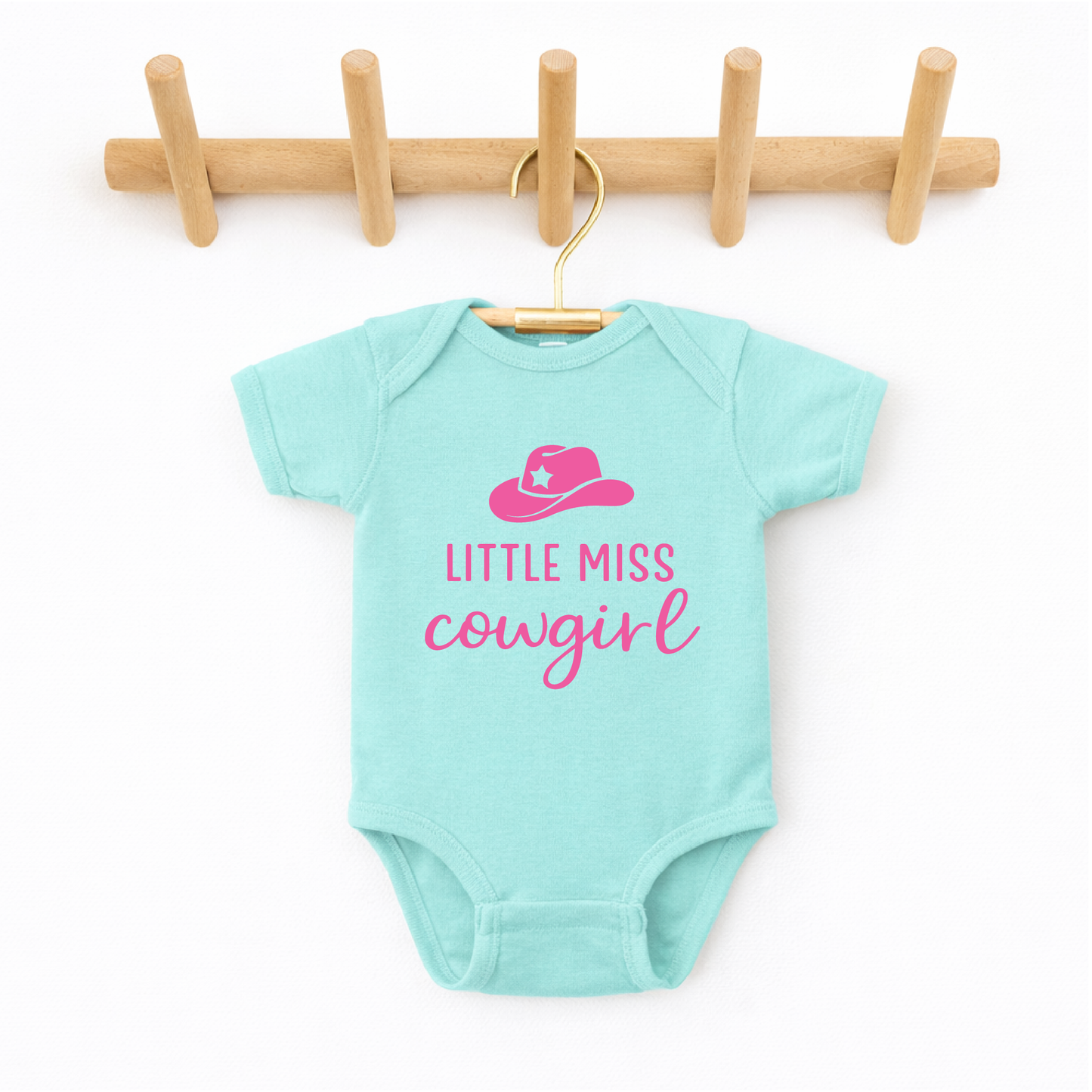 Little Cowgirl Baby Bodysuit, Western Onesie
