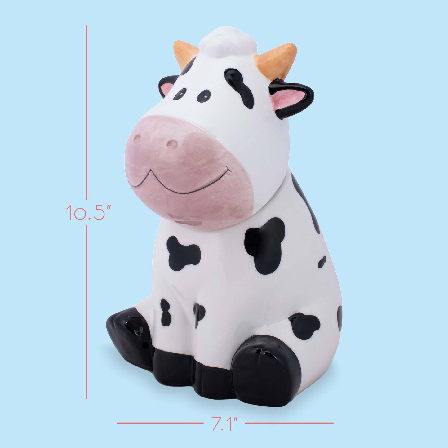 Cookie Jar Cow Heavy Dolomite