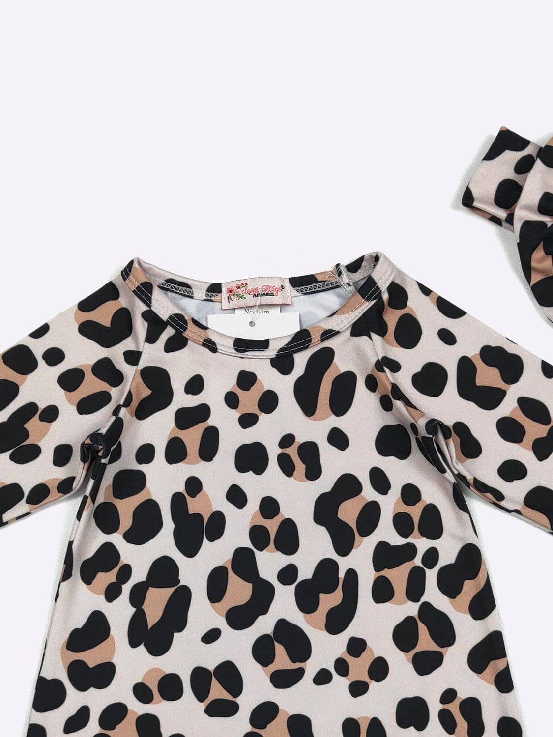 Leopard Baby Gown