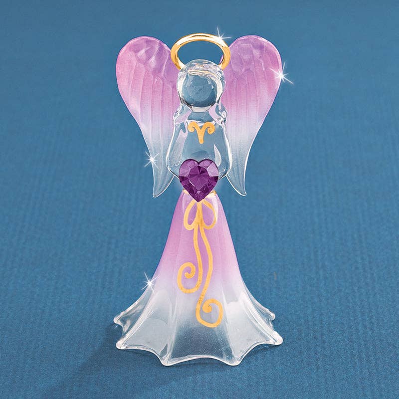 A2 879-L2: Lavender Angel with Crystal