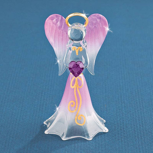 A2 879-L2: Lavender Angel with Crystal