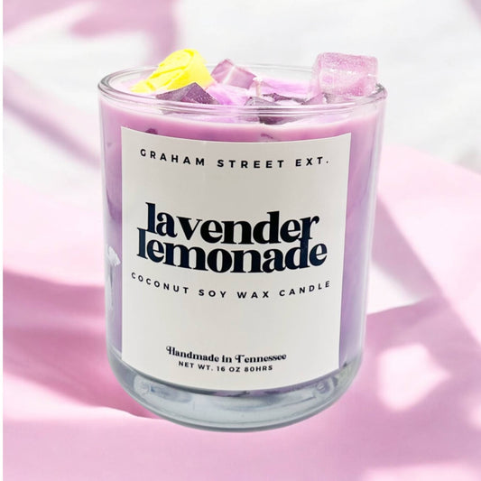 Lavender Lemonade Dessert Candle