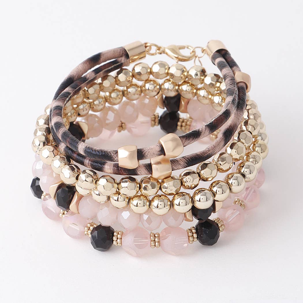 Multi Bead N Crystal Bracelets