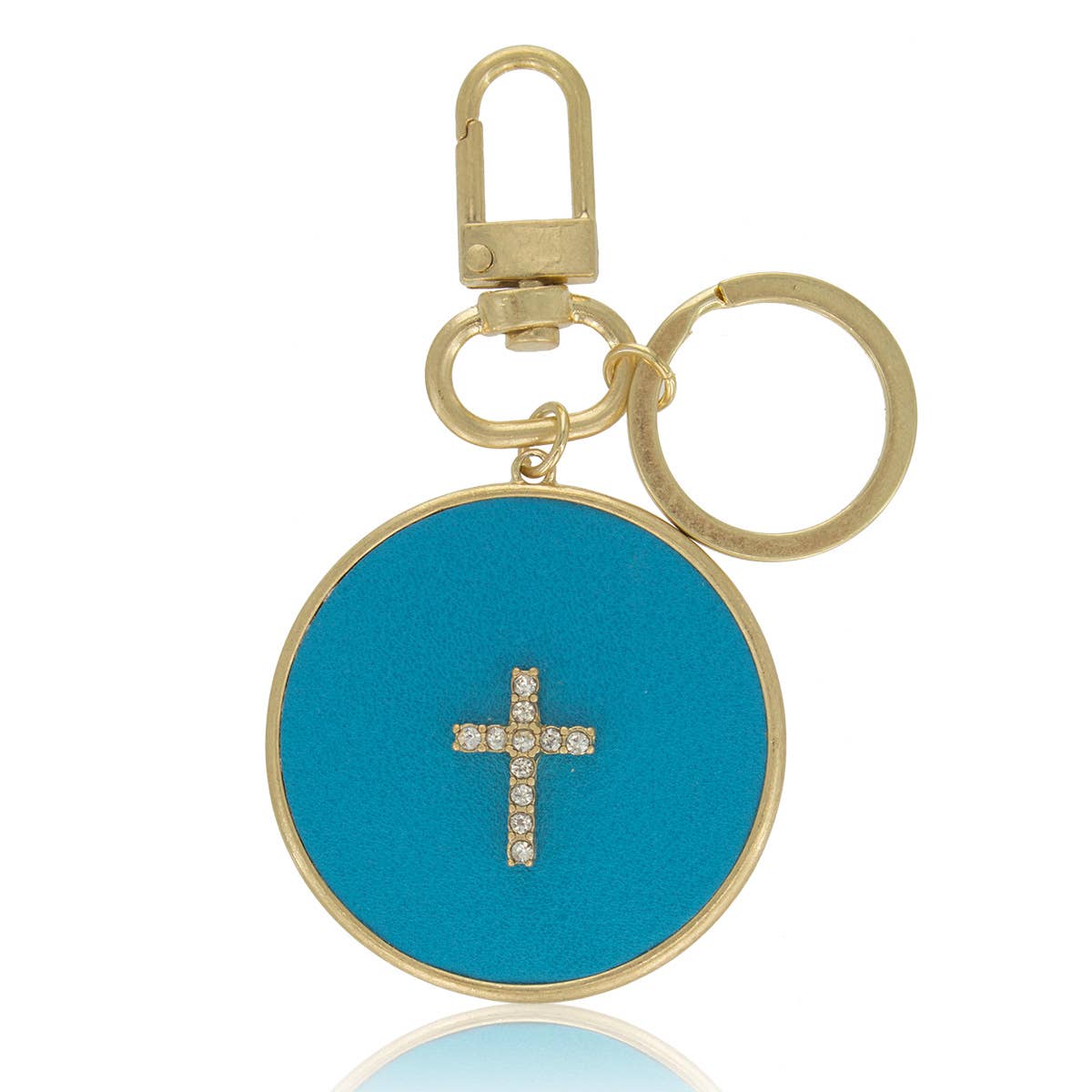 Cross Circle Leather, Keyring, Keychain, Phone Accessories