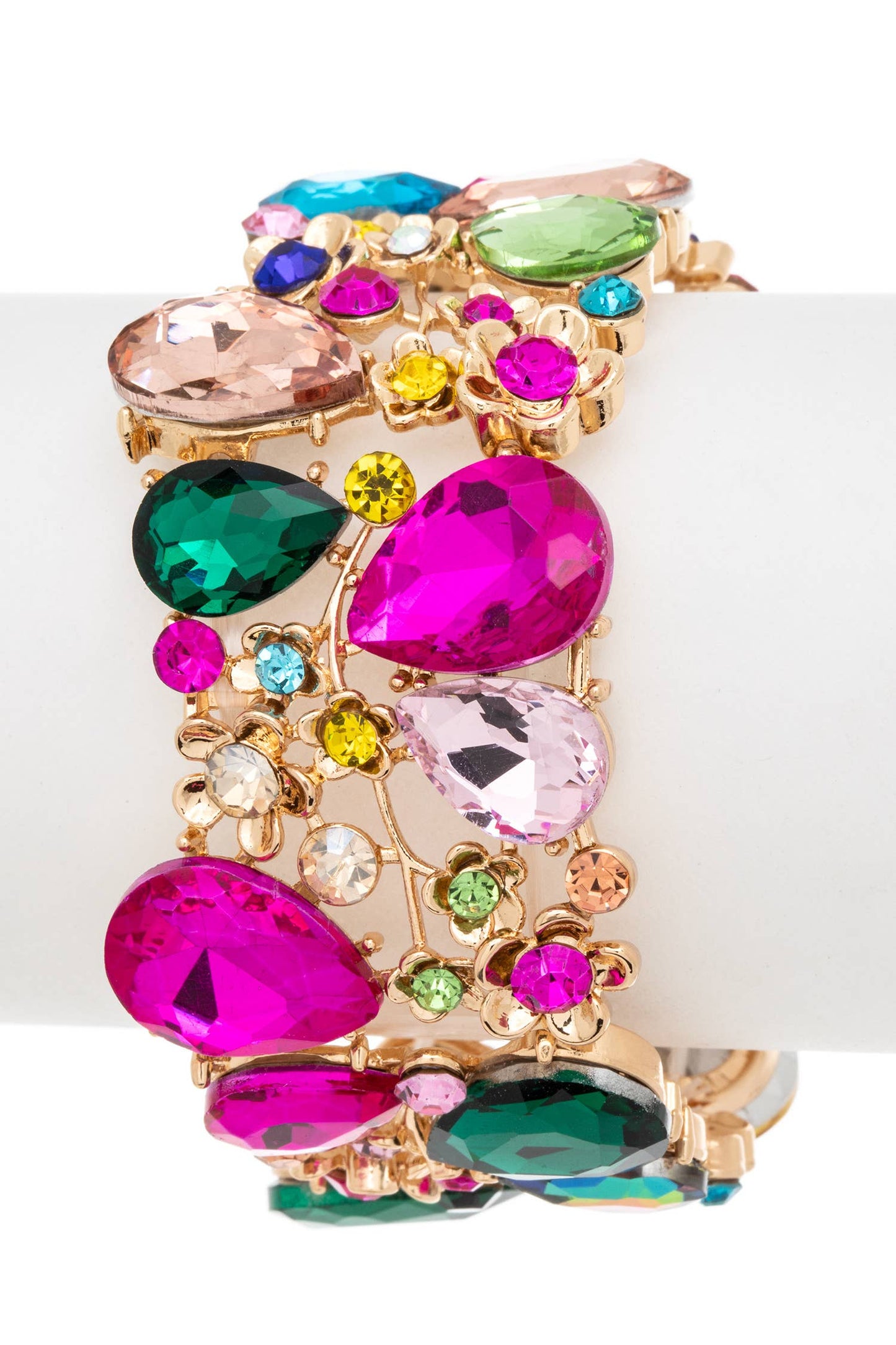 Crystal Statement Stretch Bracelet