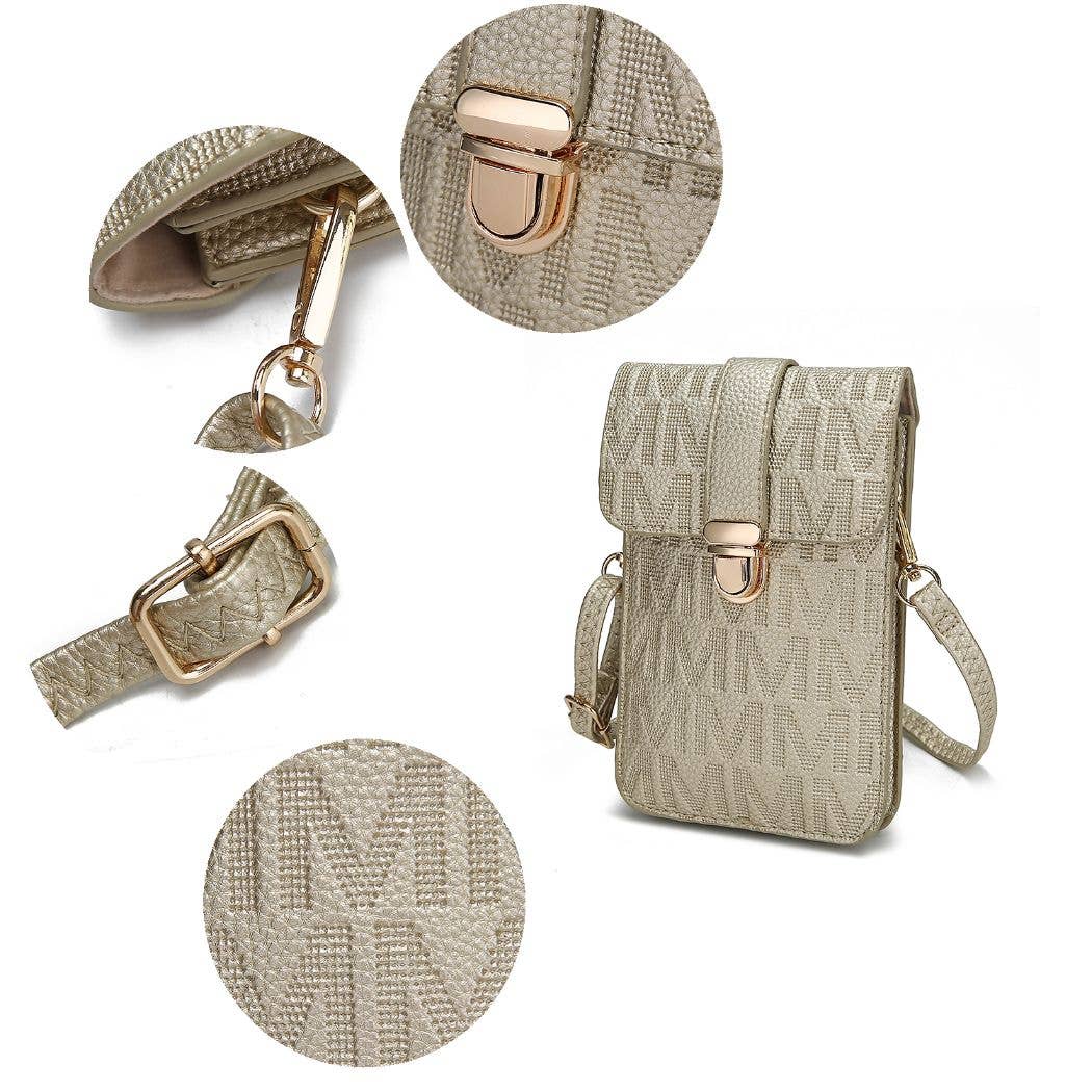 MKF Collection Ulla Signature XL Phone Wallet Crossbody by M