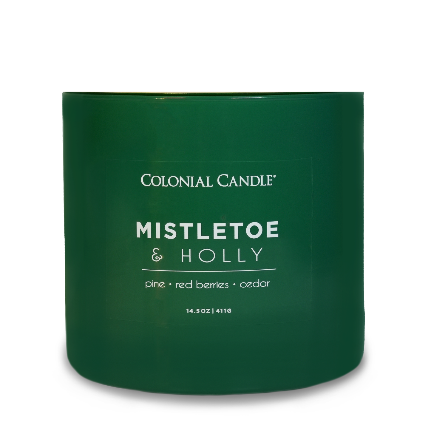 Mistletoe & Holly Scented Jar Candle, Soy Blend Wax, 14.5oz