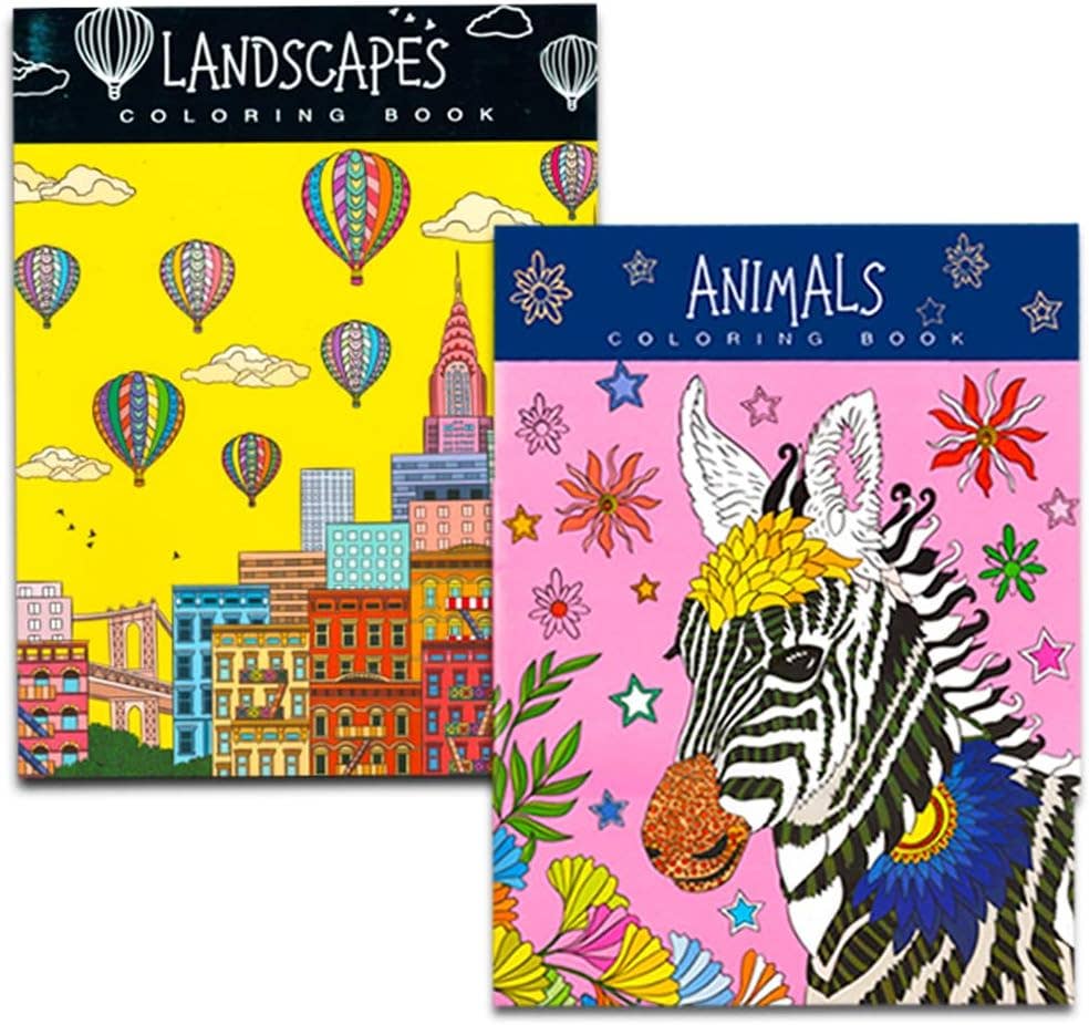 Adult Deluxe Coloring Book Bundle - 10ct