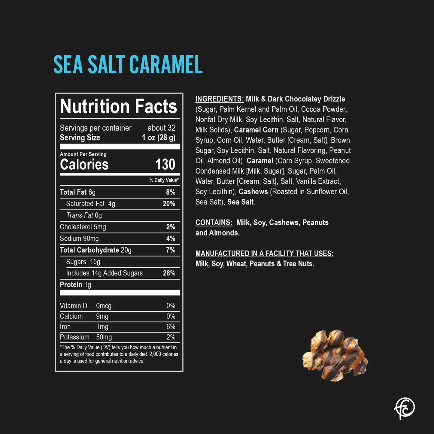 Sea Salt Caramel | Caramel Corn Chocolate Popcorn | bags