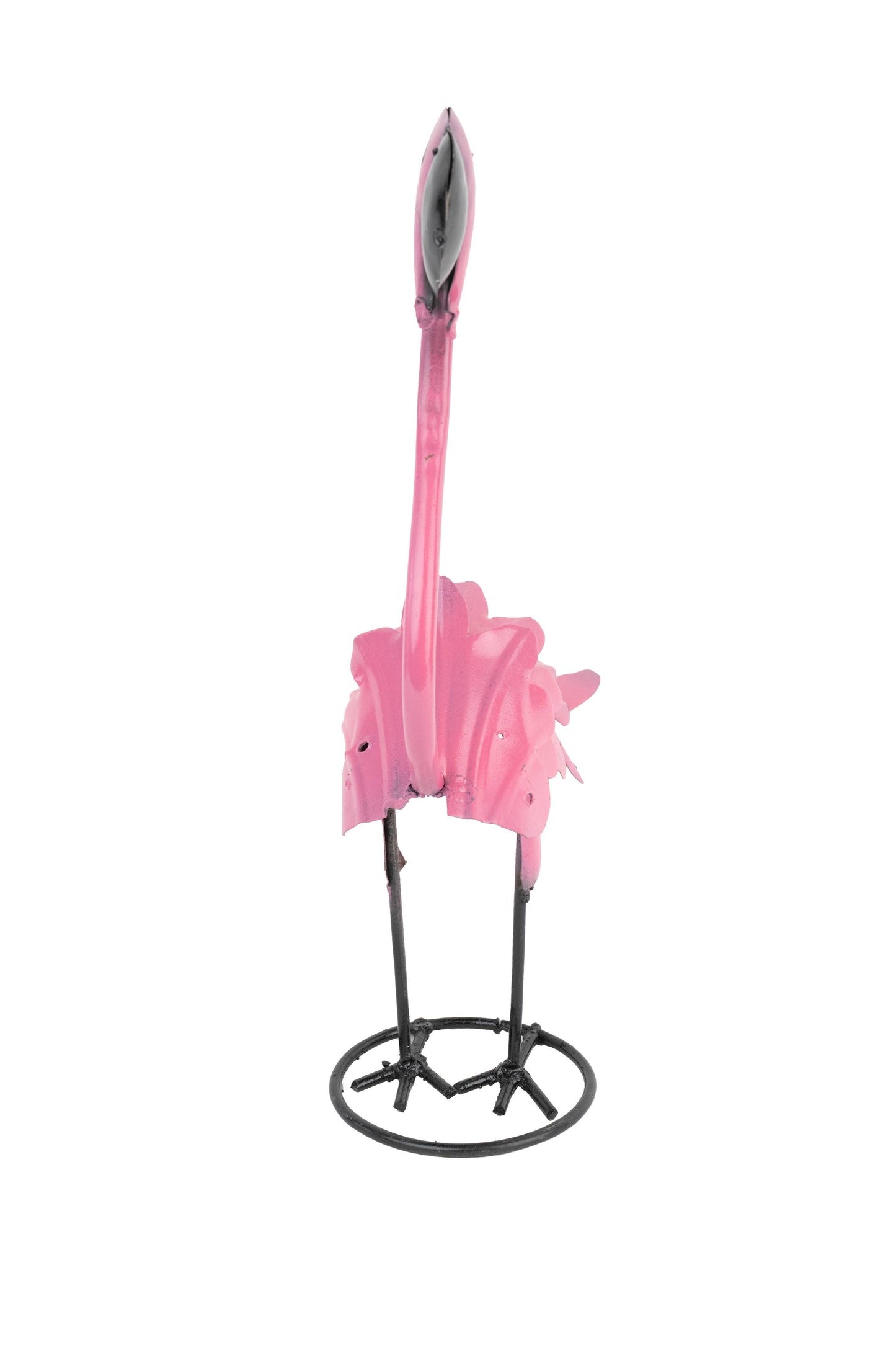 OVERSTOCKED-Pink Flamingo-Small-Metal-Garden Art-6x15H-$15