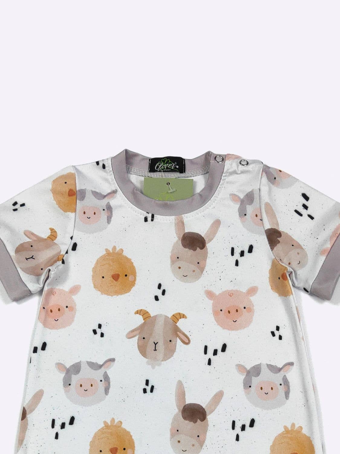 Chicks N Piglets Boy Romper