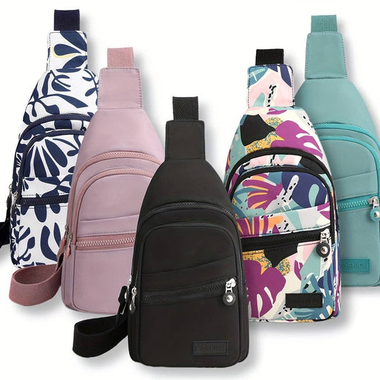 Sling Chest Bag, Casual Crossbody Shoulder Waist Pack For Women, Fashion Handbag With Adjustable Strap, Multi-functional Messenger Bag