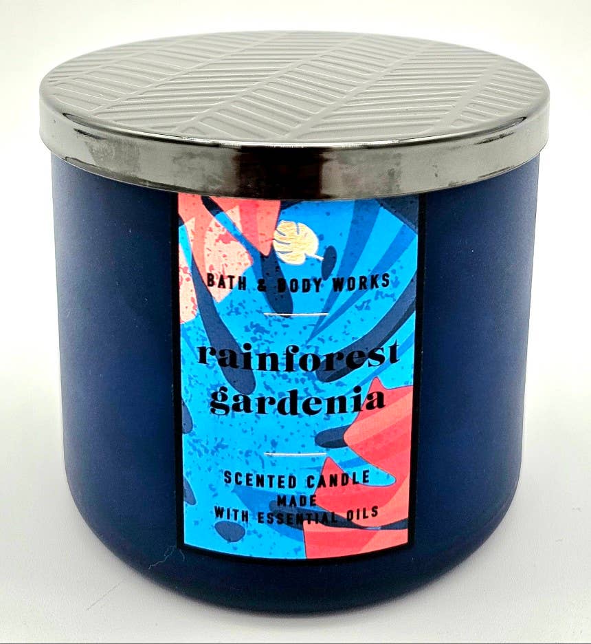 Bath & Body Works | Rainforest Gardenia 3Wick Scented Candle