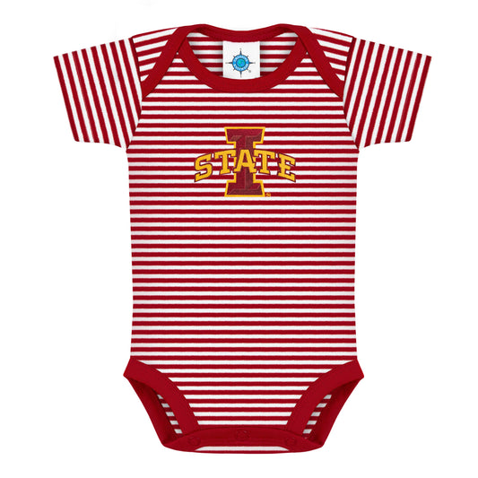 Iowa State Cyclones Striped Infant Bodysuit