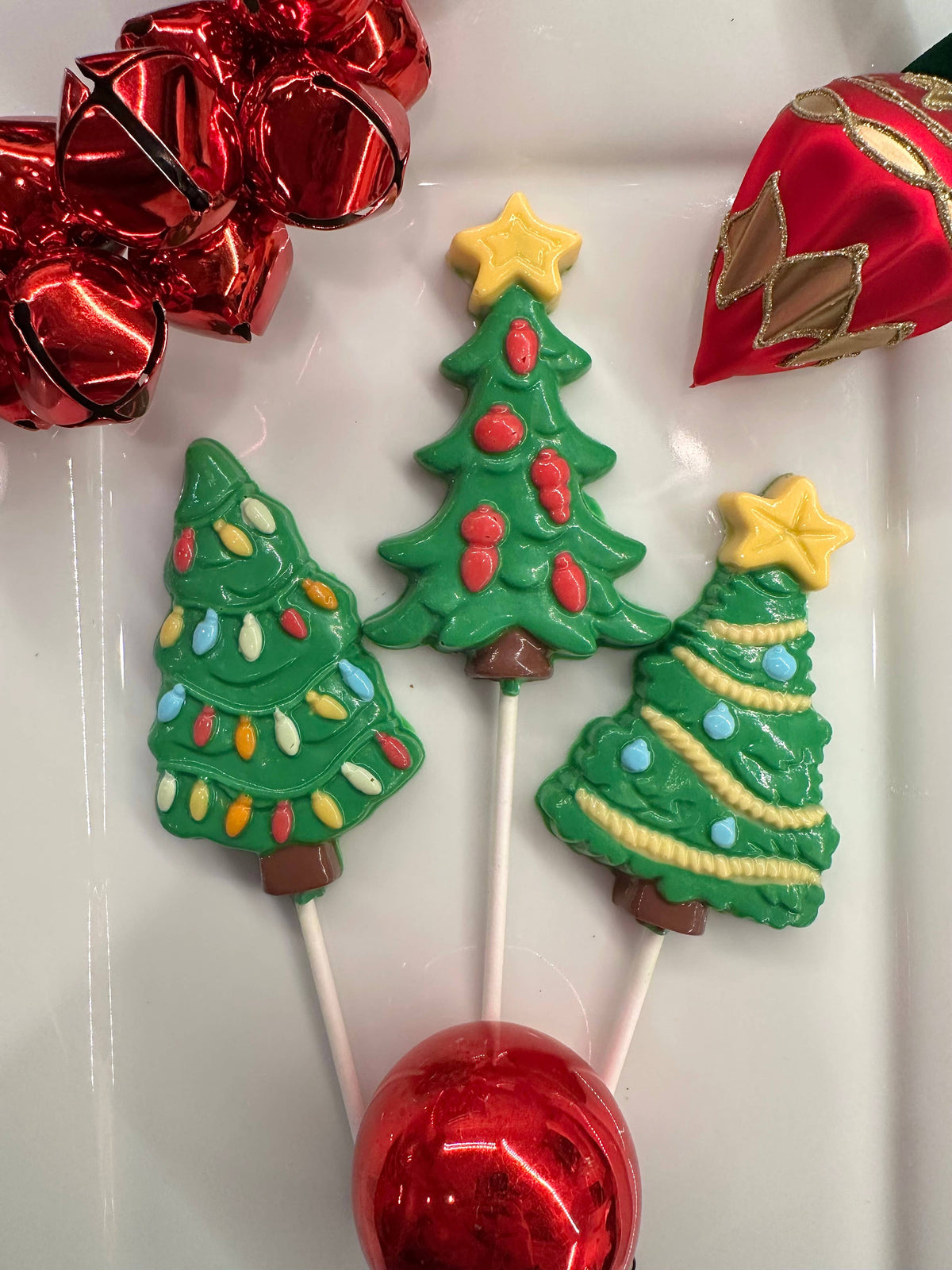 Christmas Tree Chocolate Lollipop