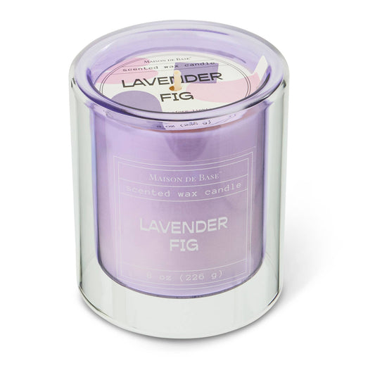 8oz Scented Votive Glass Candle - Lavender Fig