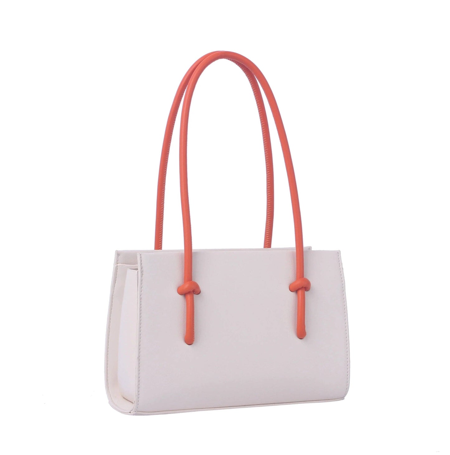 Contrast Handle Fashion Hand Tote