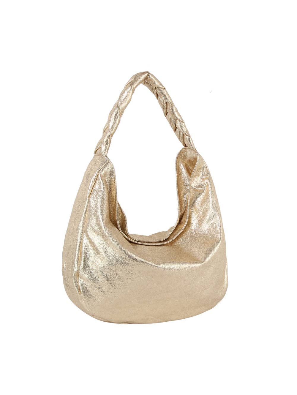 Fashionable sparkling hobo shoulder bag