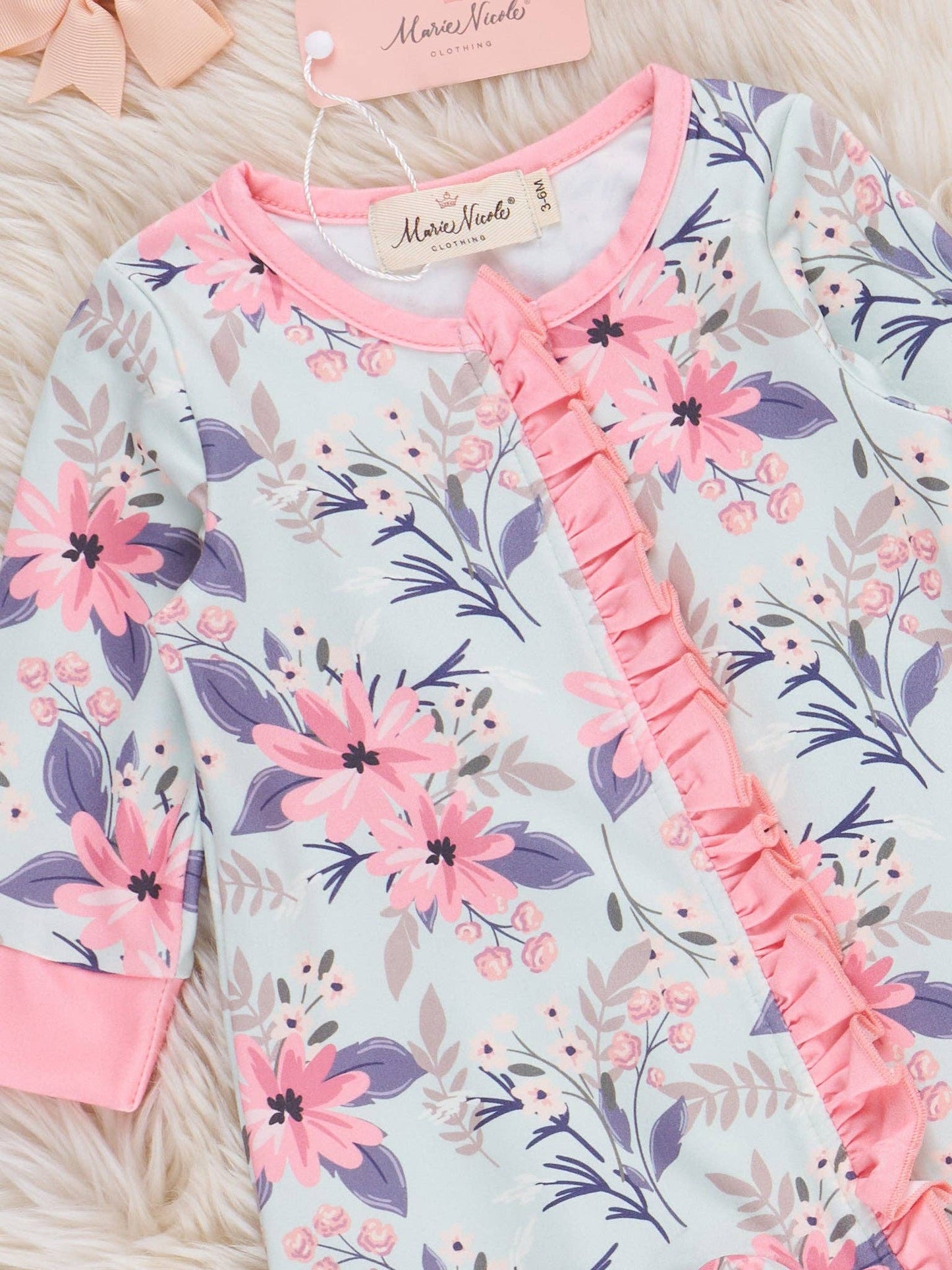 Pinky Blooms Pajamas