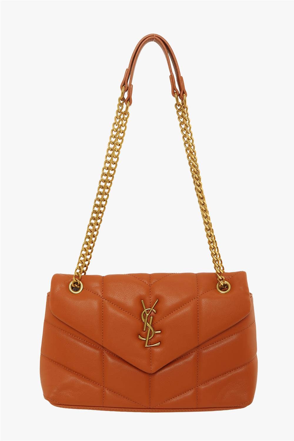 METAL LETTER ENGRAVED PU LEATHER HANDBAG 6887