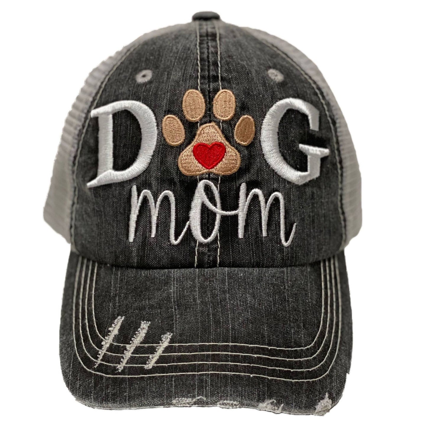 Dog Mom Women's Baseball Hat Embroidered Pet Cap- 12 breeds