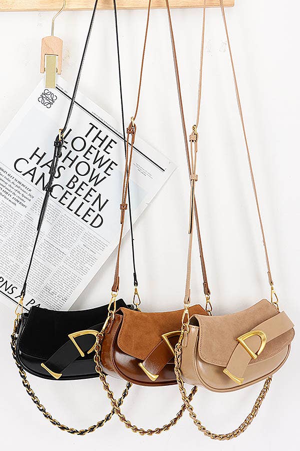 Luxury Crescent Flap Shoulder Bag HPC6924