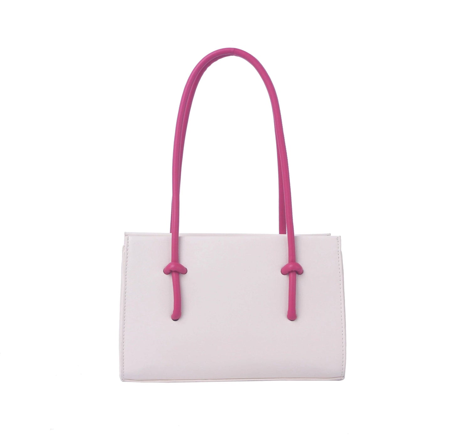 Contrast Handle Fashion Hand Tote