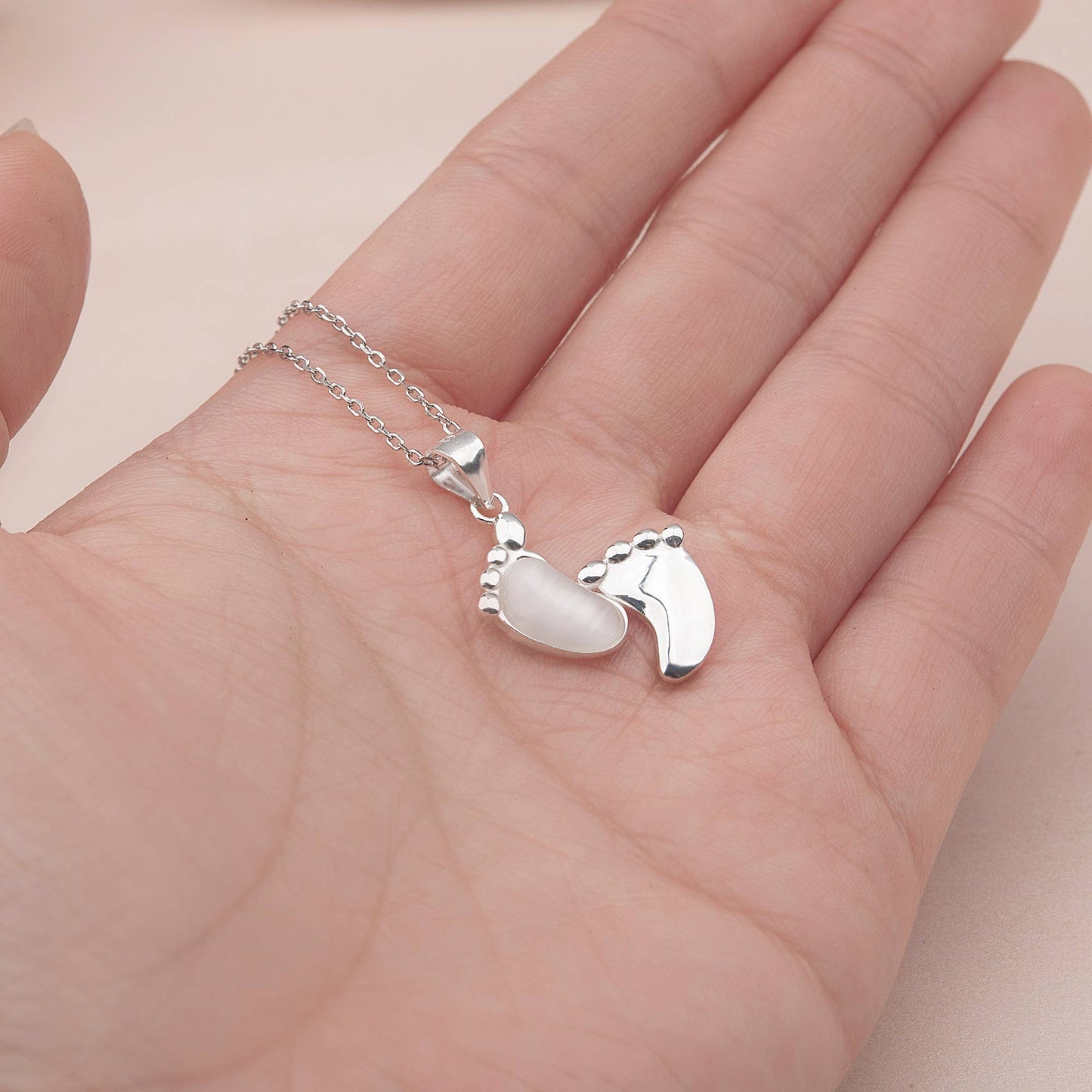 To an Amazing New Mom Sterling Silver Mother's Day Necklace