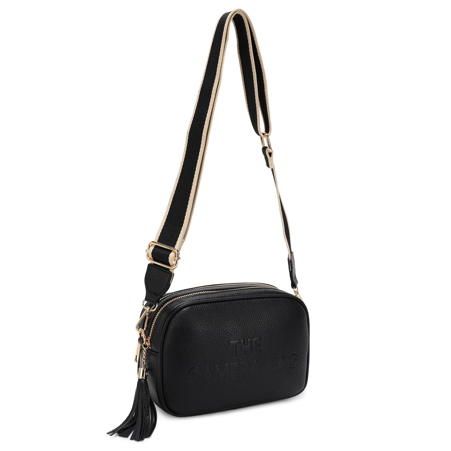Yanira Double Compartment Crossbody Bag With Tassle