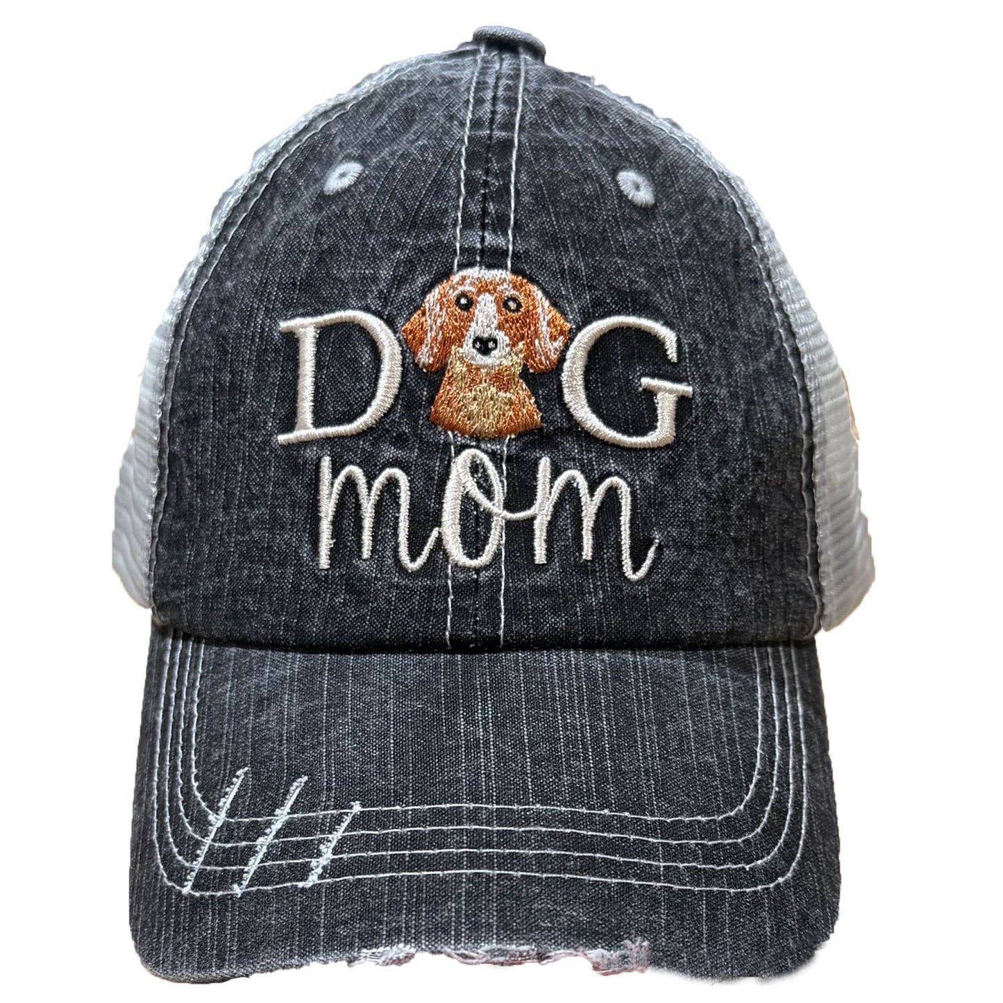 Dog Mom Women's Baseball Hat Embroidered Pet Cap- 12 breeds
