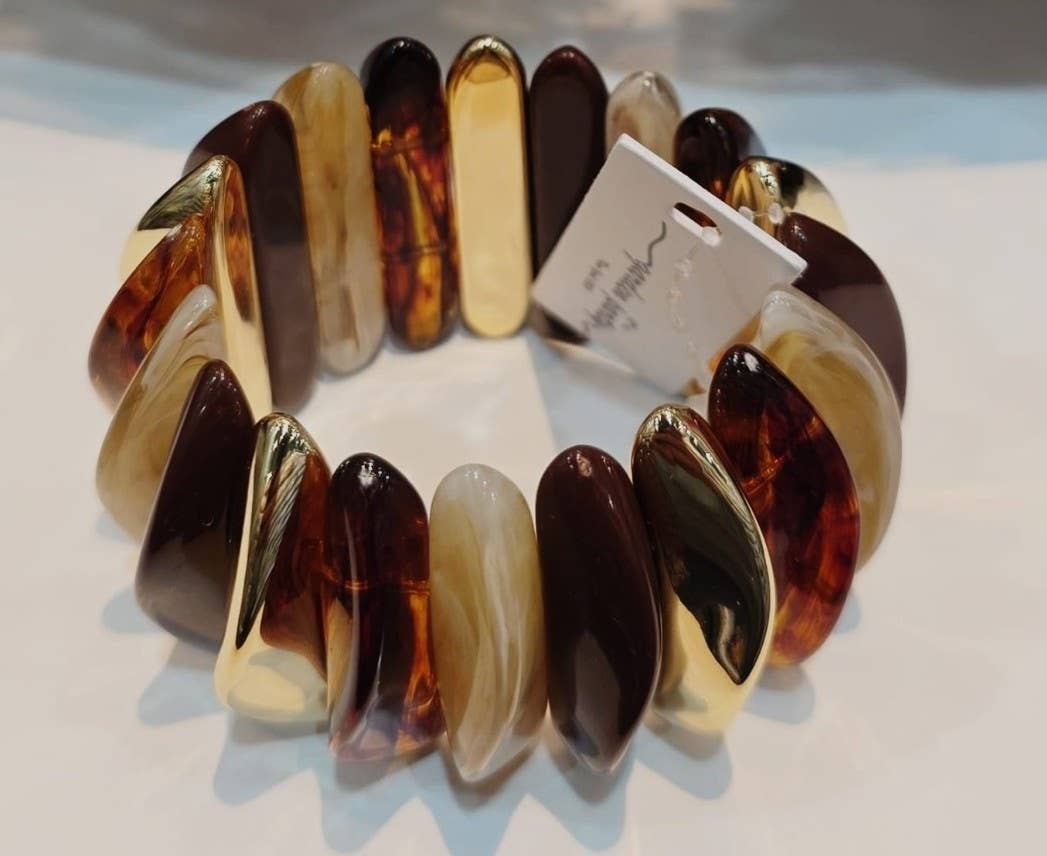 Bold Resin Chunky Bracelet Collection 1NJB-5087