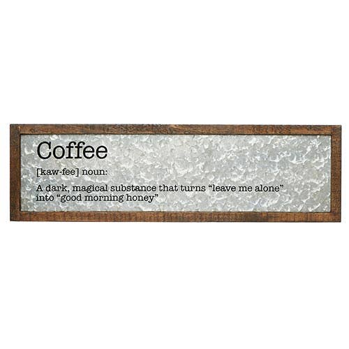 24x7 Metal Sign-Coffee