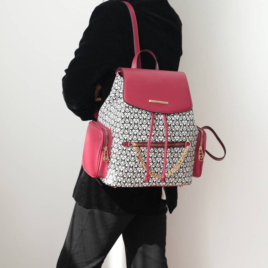 MKF Issah Backpack Women's Stylish & Functional Monogram