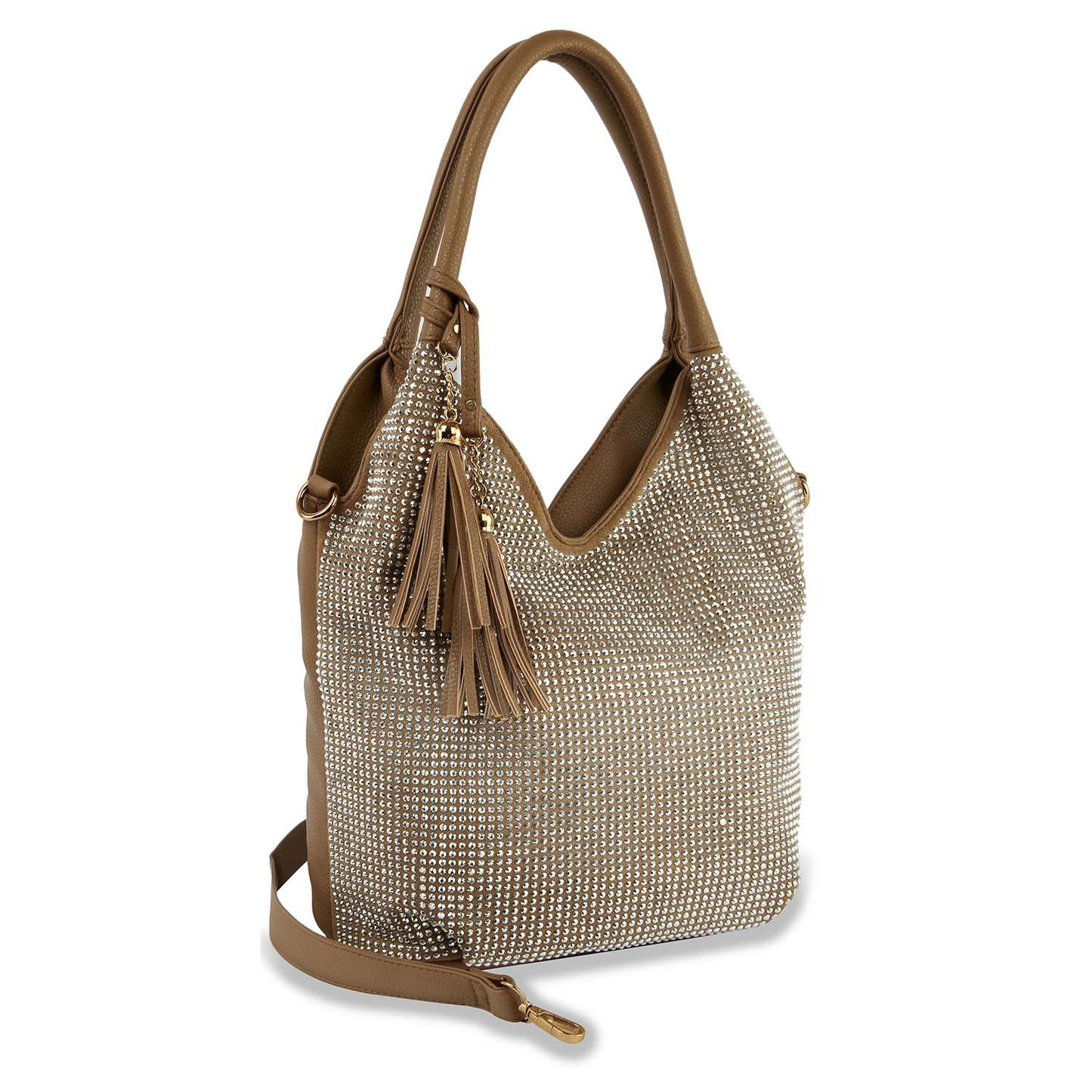 Stunning Sparkling Tall Shoulder Bag