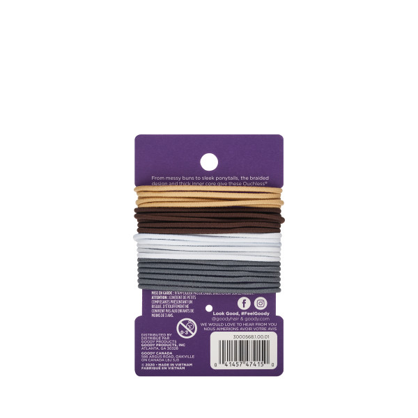 Womens Ouchless Neutral 2mm Elastics, 29ct