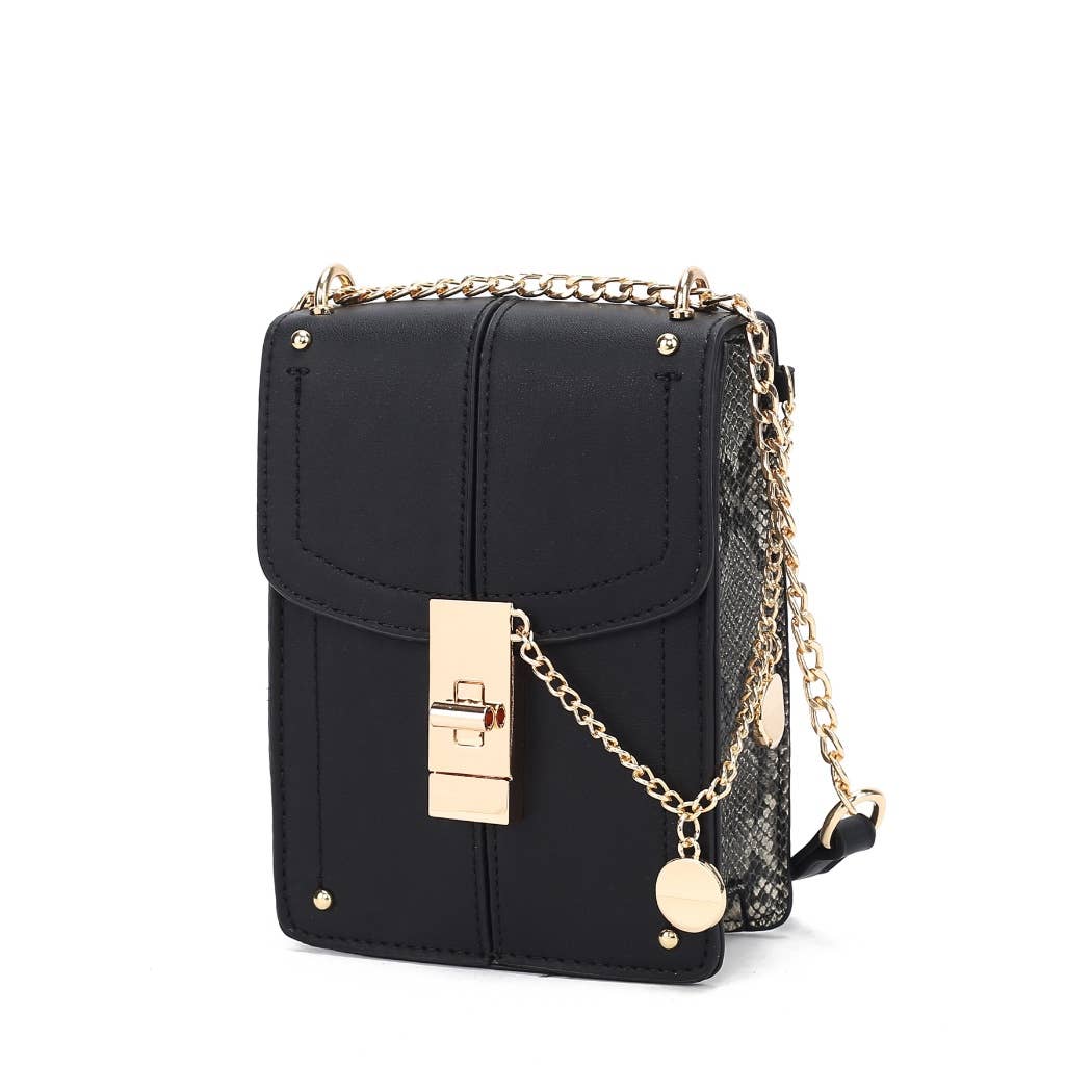 Iona Crossbody Handbag Vegan Leather Women By Mia K