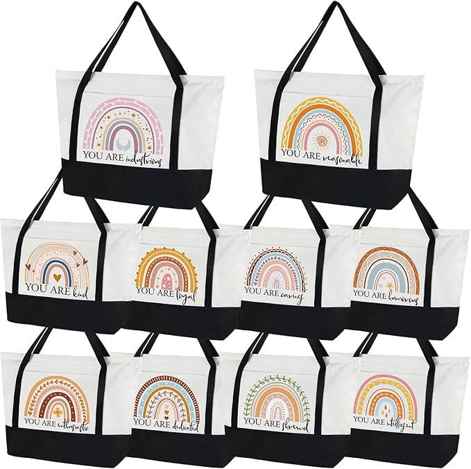 Inspirational Appreciation Tote Bag for Teacher & Staff