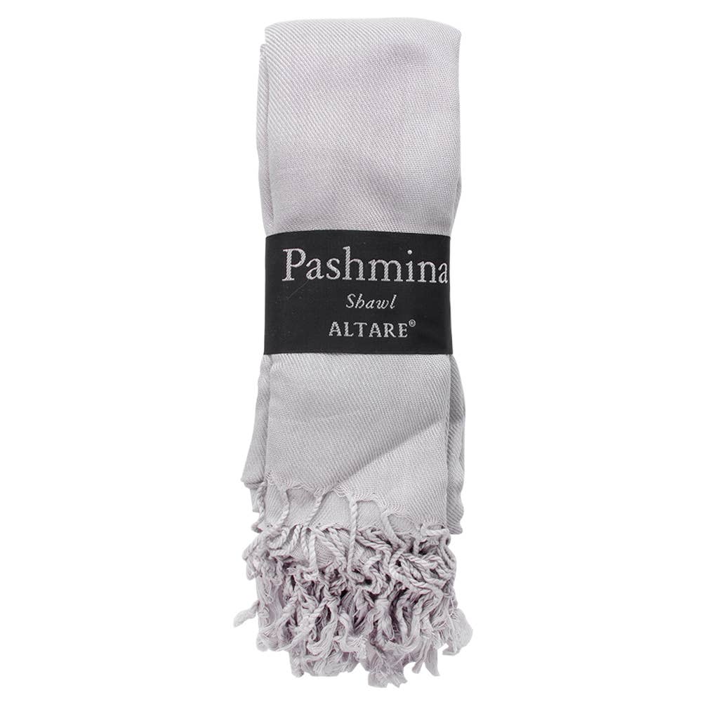 VISCOSE FRINGED PASHMINA SCARF SHAWL, 9129 AL