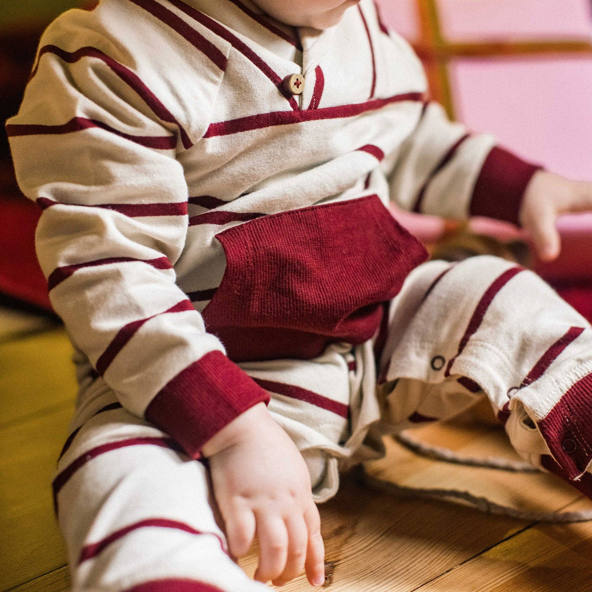 Shawl Collar Baby Boy Jumpsuit