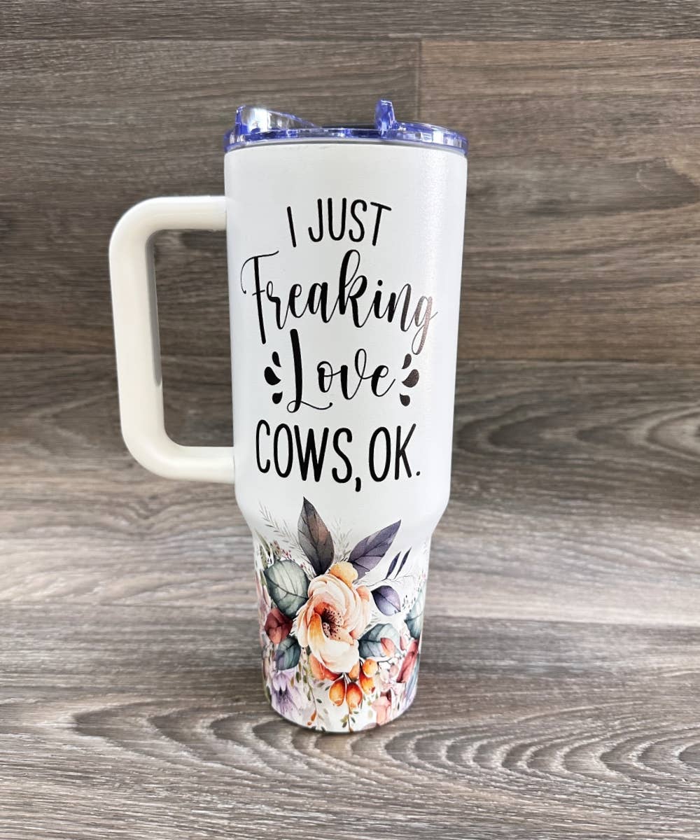 HIGHLAND COW  STAINLESS STEEL TUMBLERS CUP 40oz