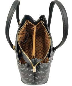 CM2678 3-in-1 Designer Inspired Satchel Clutch Wallet Set