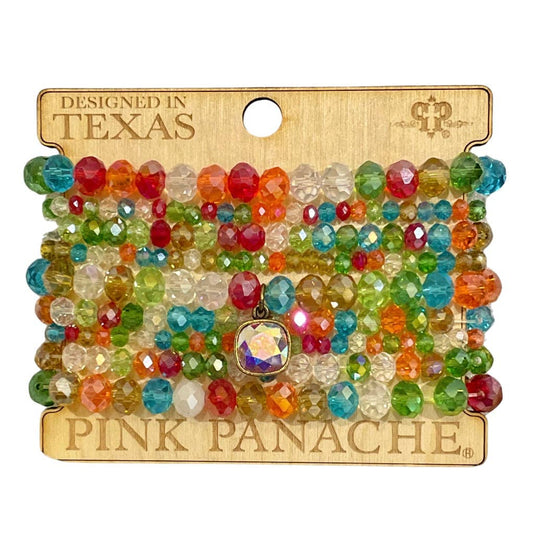 Multi-color bracelet set 1CNC R335