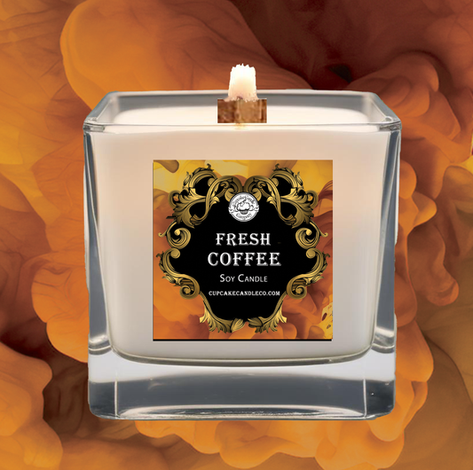 Men's Collection Fresh Coffee Wood Wick Candle
