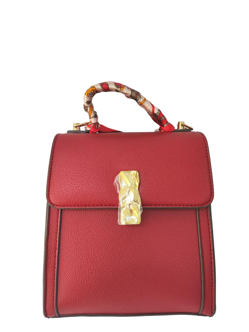 7525 - Crossbody Bag With Silk Scarf