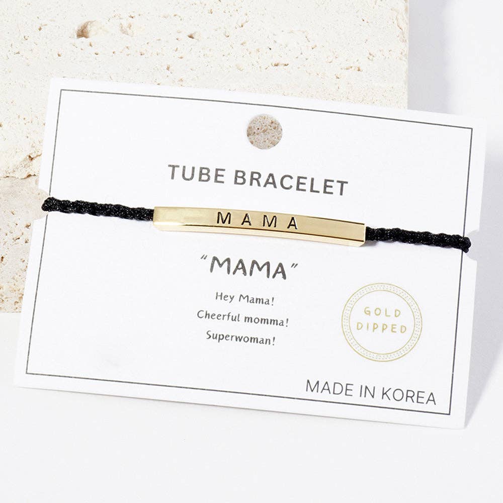 MAMA Message Bar Bracelet