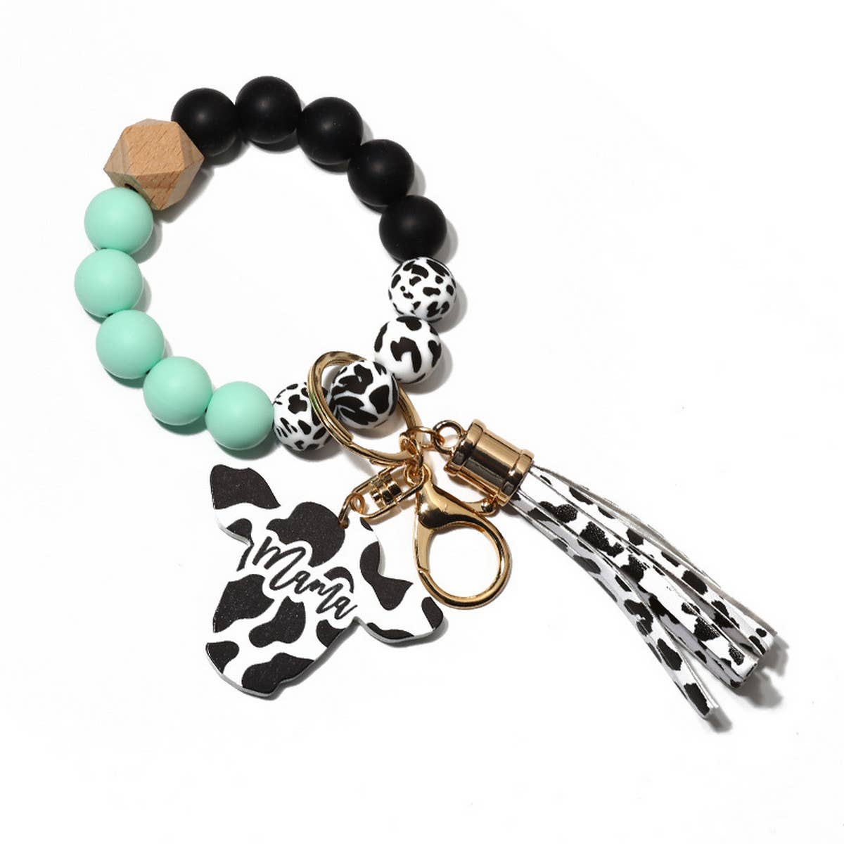 BULL HEAD WESTERN STYLE BRACELET KEYCHAIN_CWMM1289