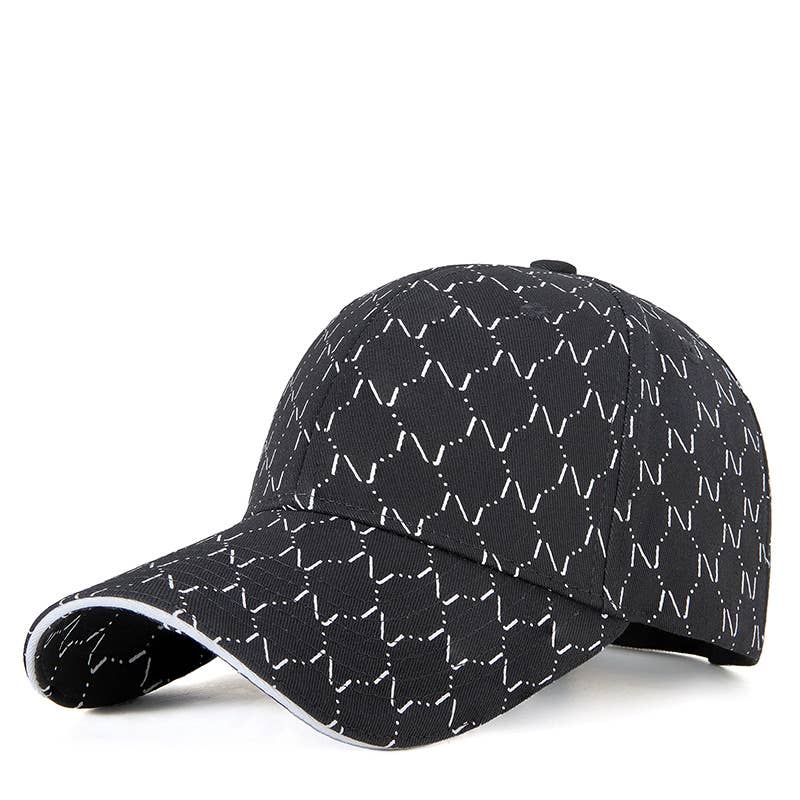 Casual Geometric Print Baseball Cap